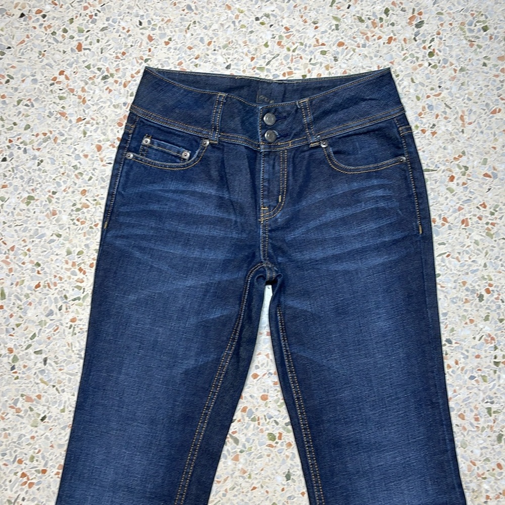 SEXY Victorias Secret LONDONJEAN Boot cut Flare Jeans Size 4 31Inseam - Picture 2 of 6